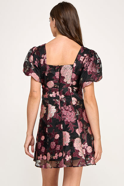 JACQUARD MINI DRESS