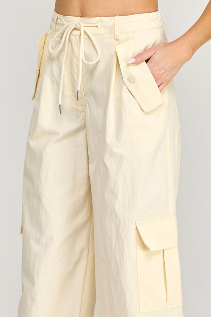 WIDE LEG CARGO PANTS
