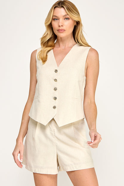 SHORT PANTS WITH SIDE POCKET