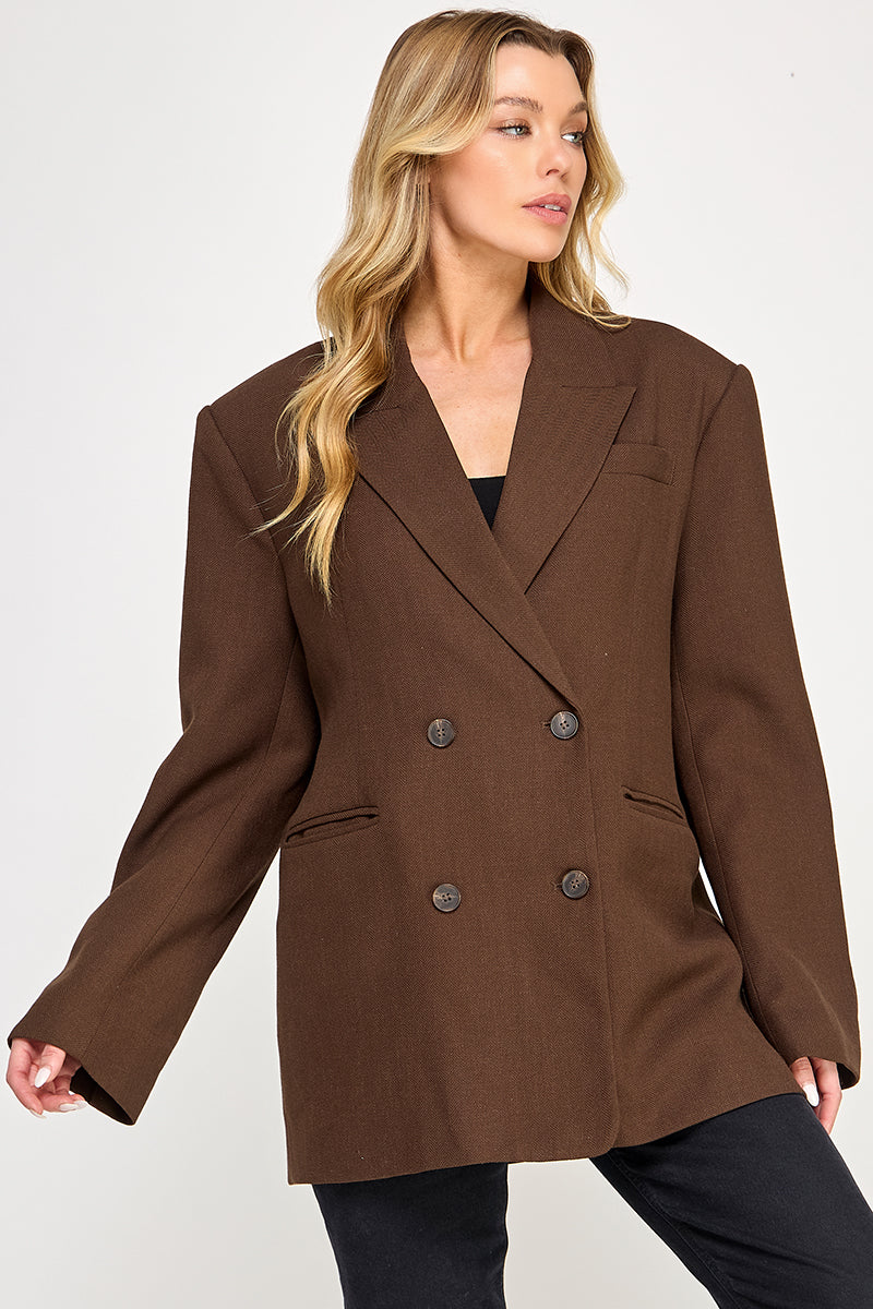 TJ-10409-6 DOUBLE BREASTED BLAZER