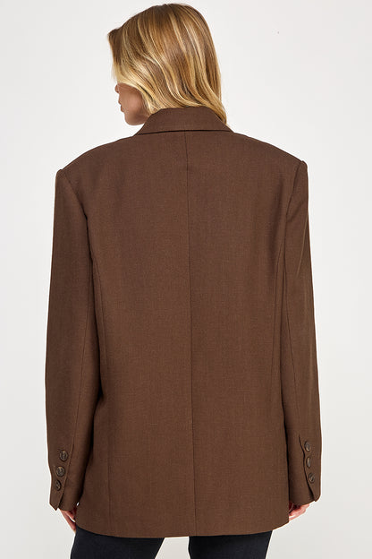 TJ-10409-6 DOUBLE BREASTED BLAZER