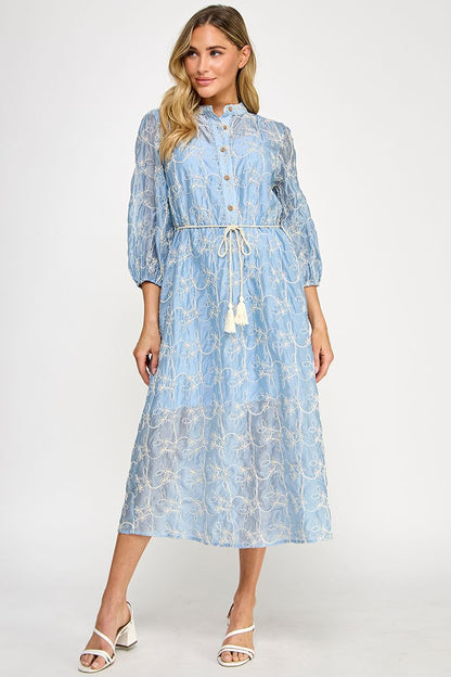EMBROIDERY DRESS