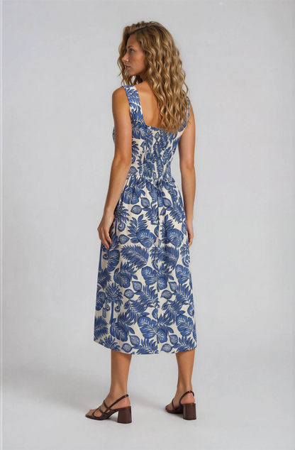 TROPICAL PRINTED DRESS