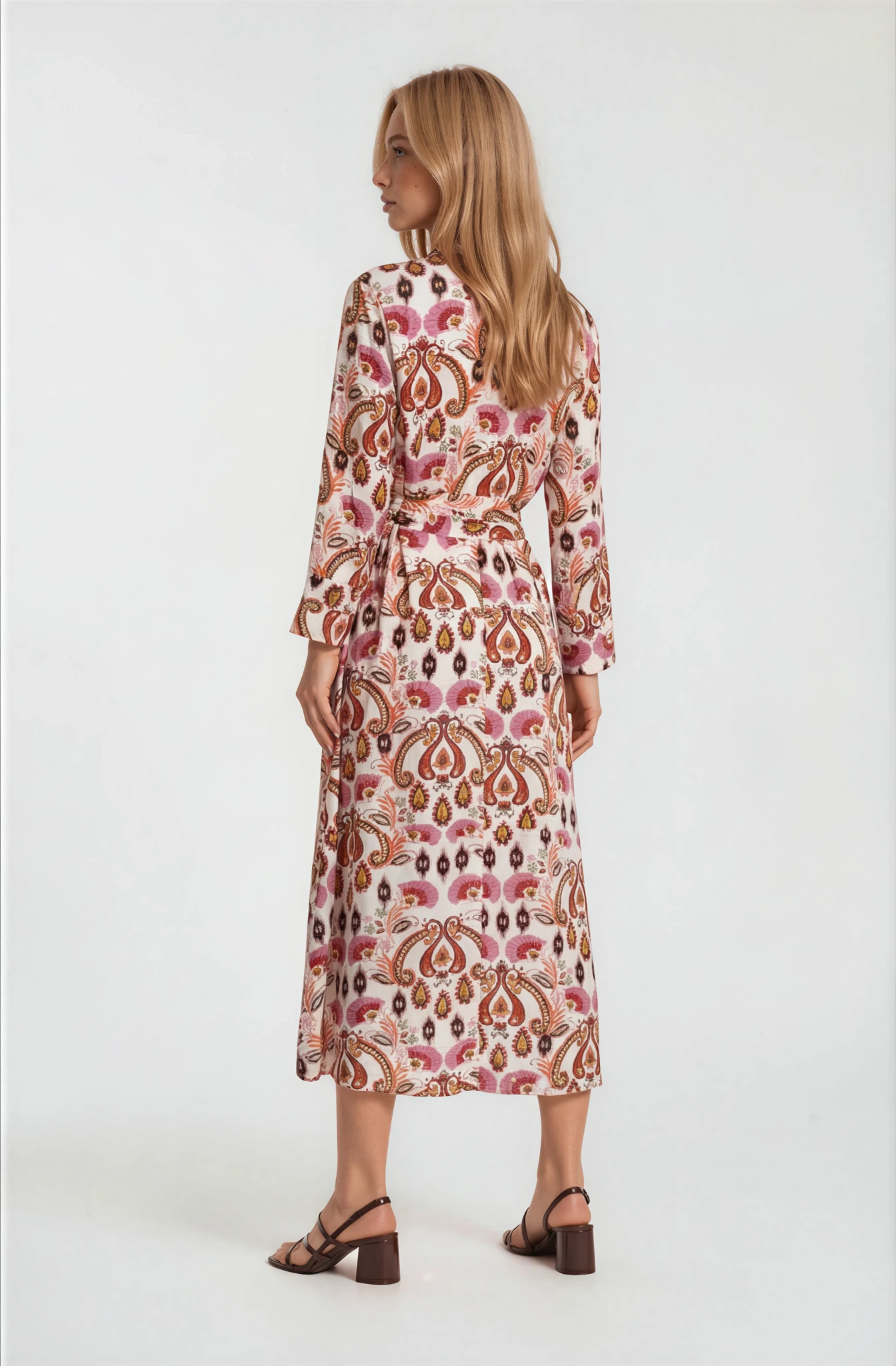 LARGE PAISLEY PRINTED DRESS