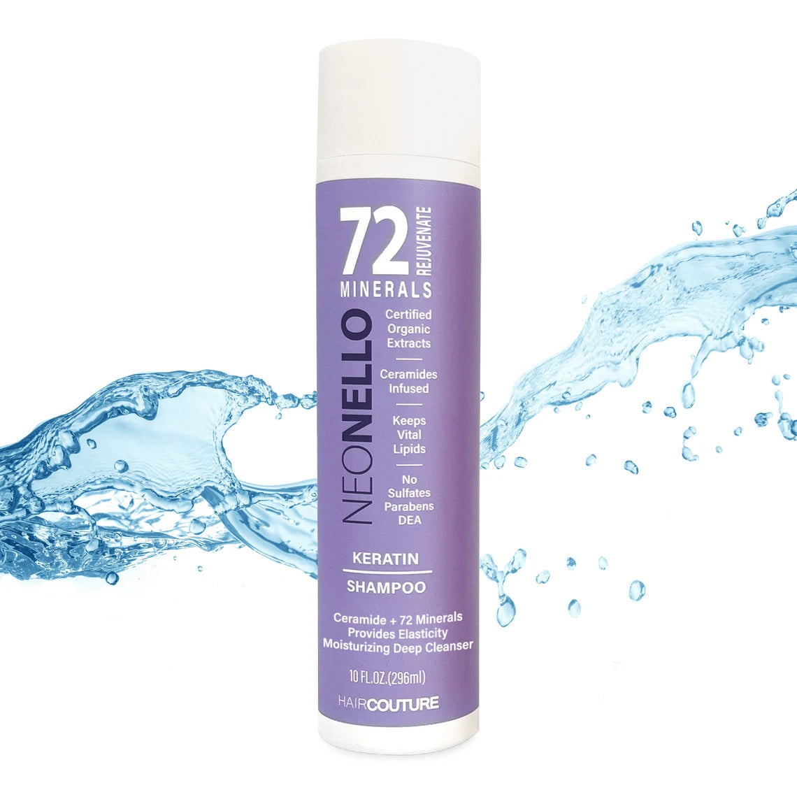 NEANELLO KERATIN 72 MINERALS SHAMPOO 10OZ